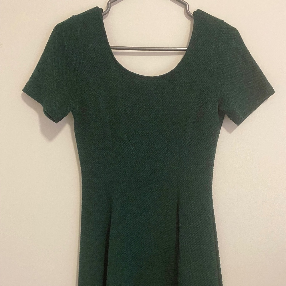 Dark green dress